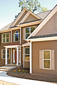 Showcase of Siding Installed in a house