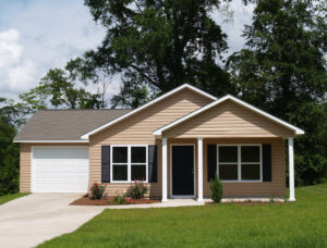 One-story home with siding