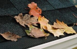 Micro-mesh gutter guard over gutter on a roof